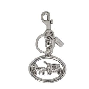 Coach Charm Horse and Buggy Silver